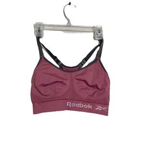 Reebok Sports Bra Size Small Pink Lightly Padded Wireless Pullover